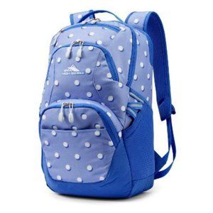 High Sierra Swoop SG 19" Backpack - Blue Polka Dot